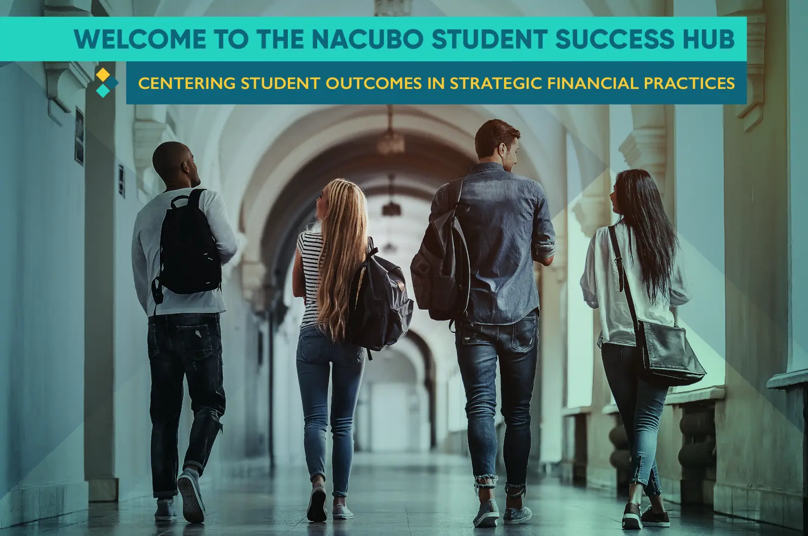 Institutional data dashboard showing student outcomes alongside financial metrics